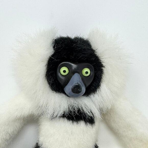 Wild Republic Thabo the Lemur Primate Hook and Loop Arms Legs 12" Indri Babakoto - Picture 2 of 10